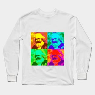 Pop Art - Karl Marx Long Sleeve T-Shirt